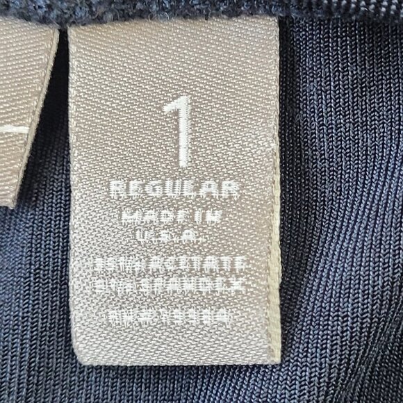 Chico’s Travelers Woman’s navy blue Classic pants size 1 Regular M - Picture 8 of 9